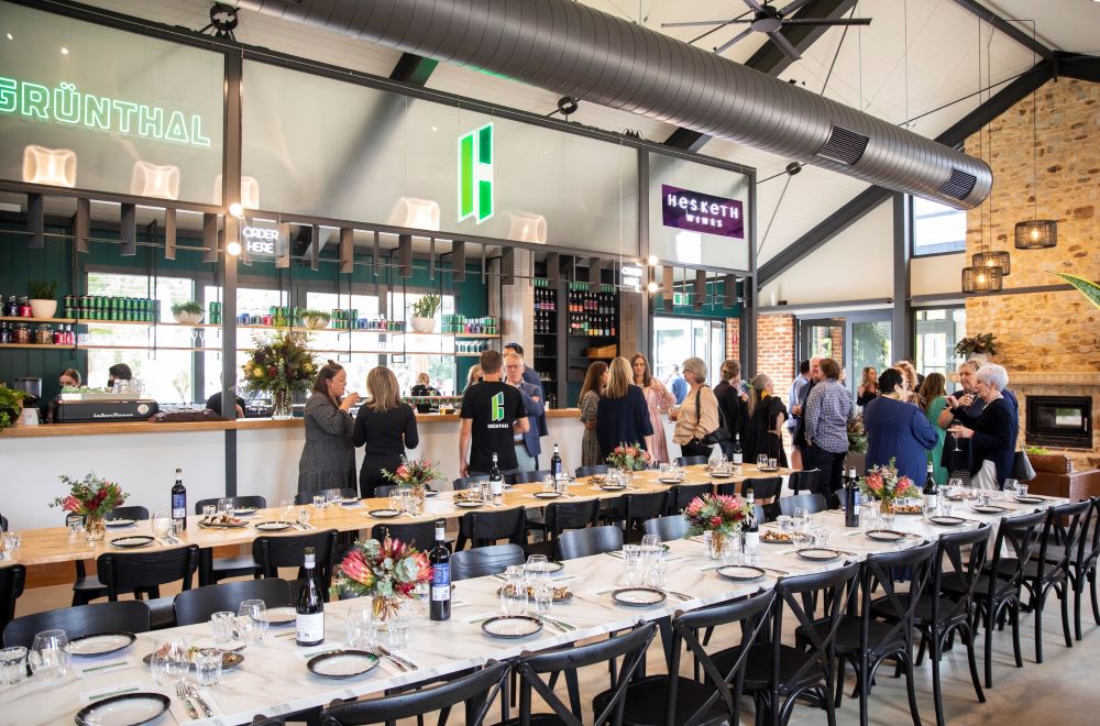 Grünthal Brew Great Hall. Verdun Adelaide Hills. Adelaide Hills brewery. Adelaide Hills craft beer.