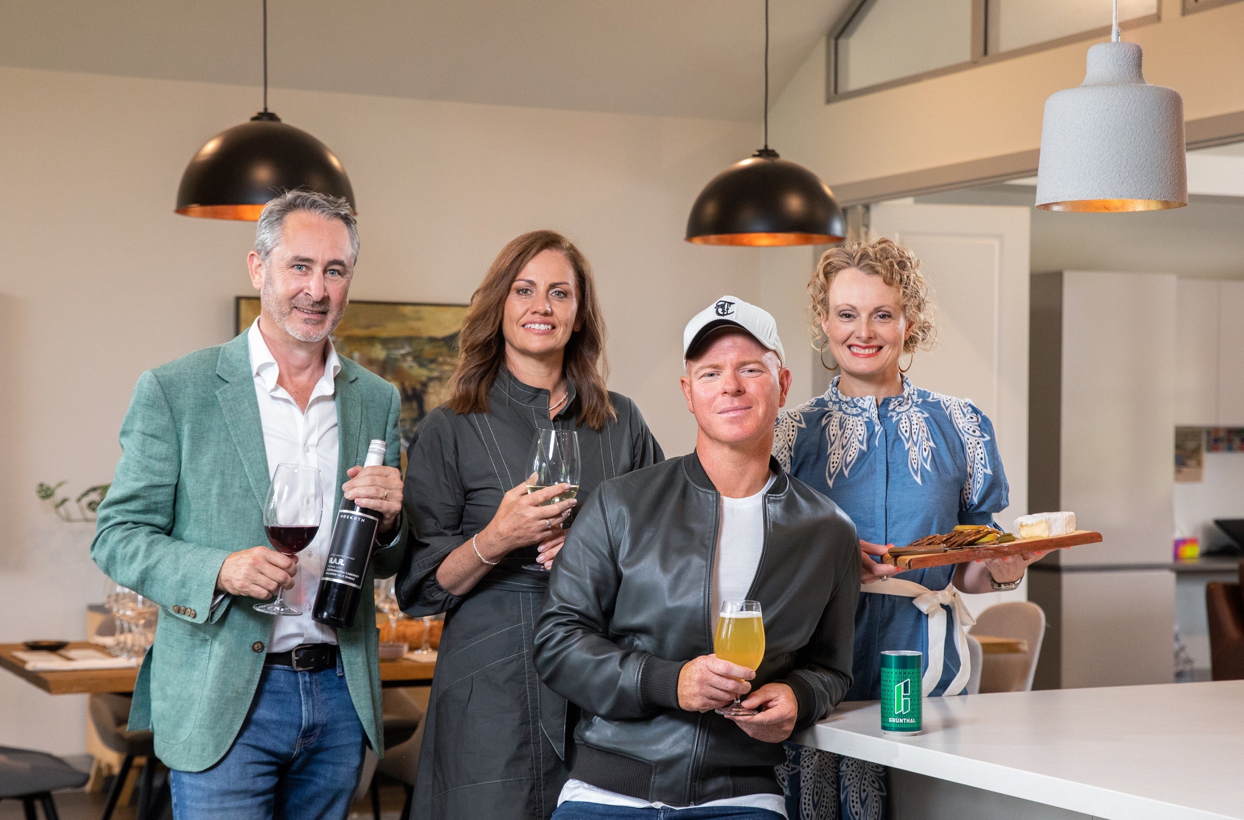 Hesketh Wines and Grünthal Brew team.