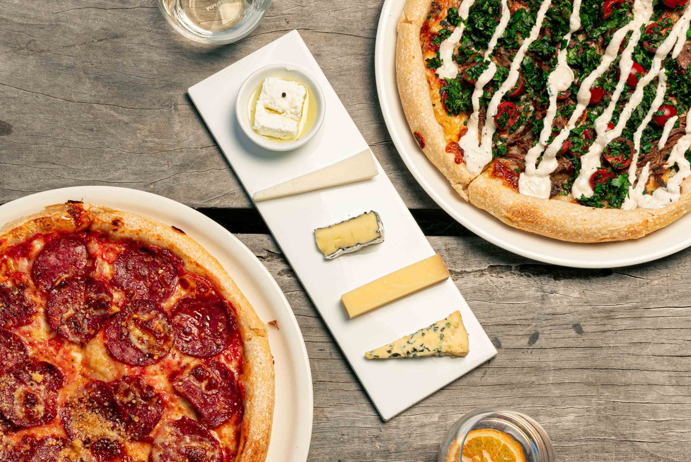 Grunthal Brew - Pizza and Cheese Platter - Adelaide Hills