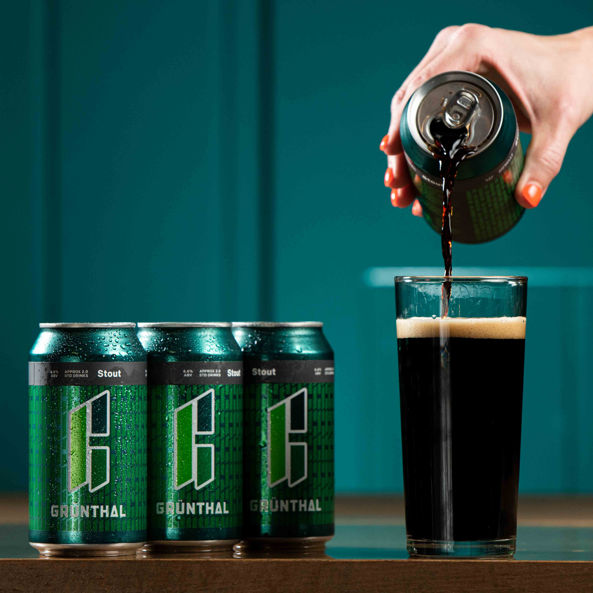 Stout takeaway cans. Adelaide Hills craft beer. Adelaide brewery.